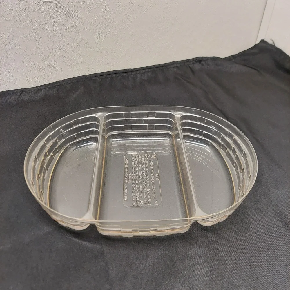 Longaberger Large DAILY BLESSINGS Basket Divided Plastic Protector Liner 45543